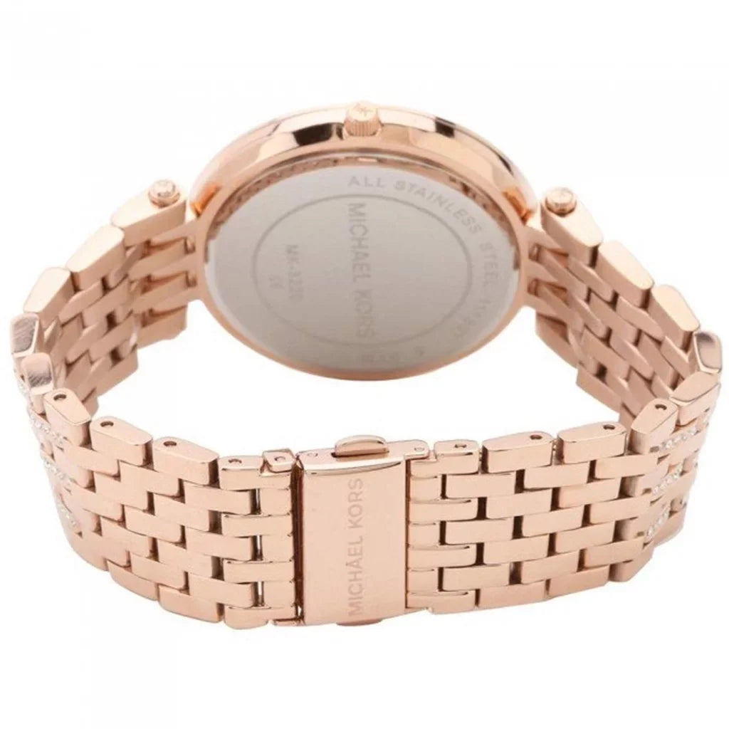 Michael Kors Women's Darci MK3220 Rose Gold Sizetainless-Sizeteel Plated Japanese Quartz Fashion Watch