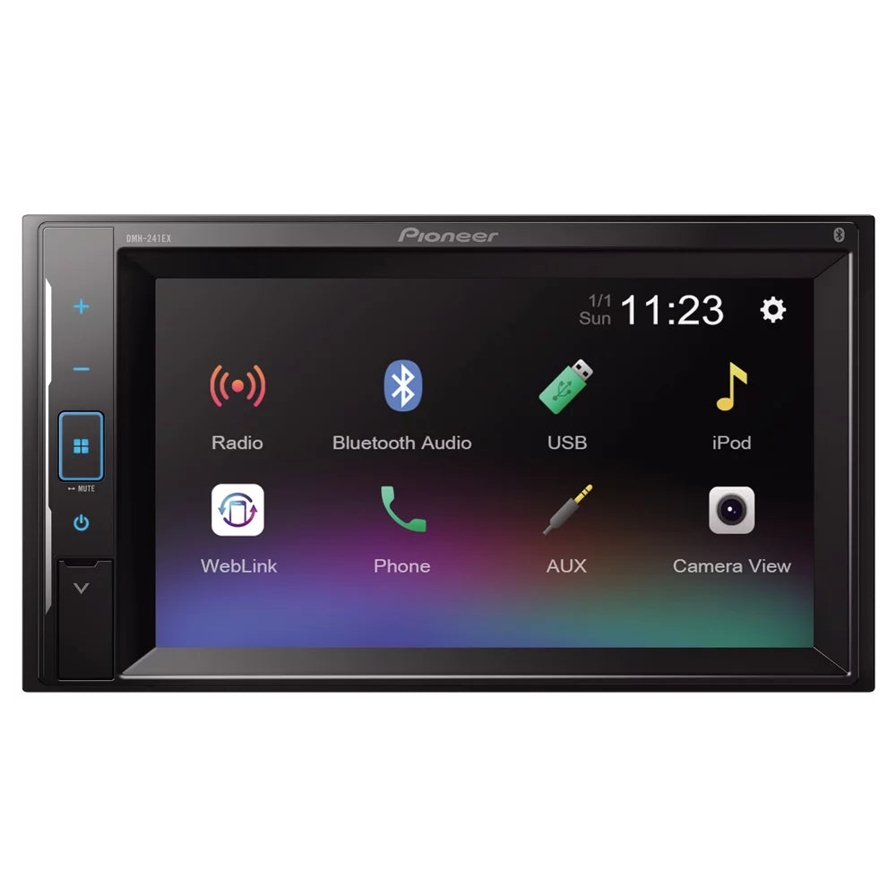 New Pioneer DMH-241EX Digital Media Receiver w/ Backup Camera (Does Not Play CDs)