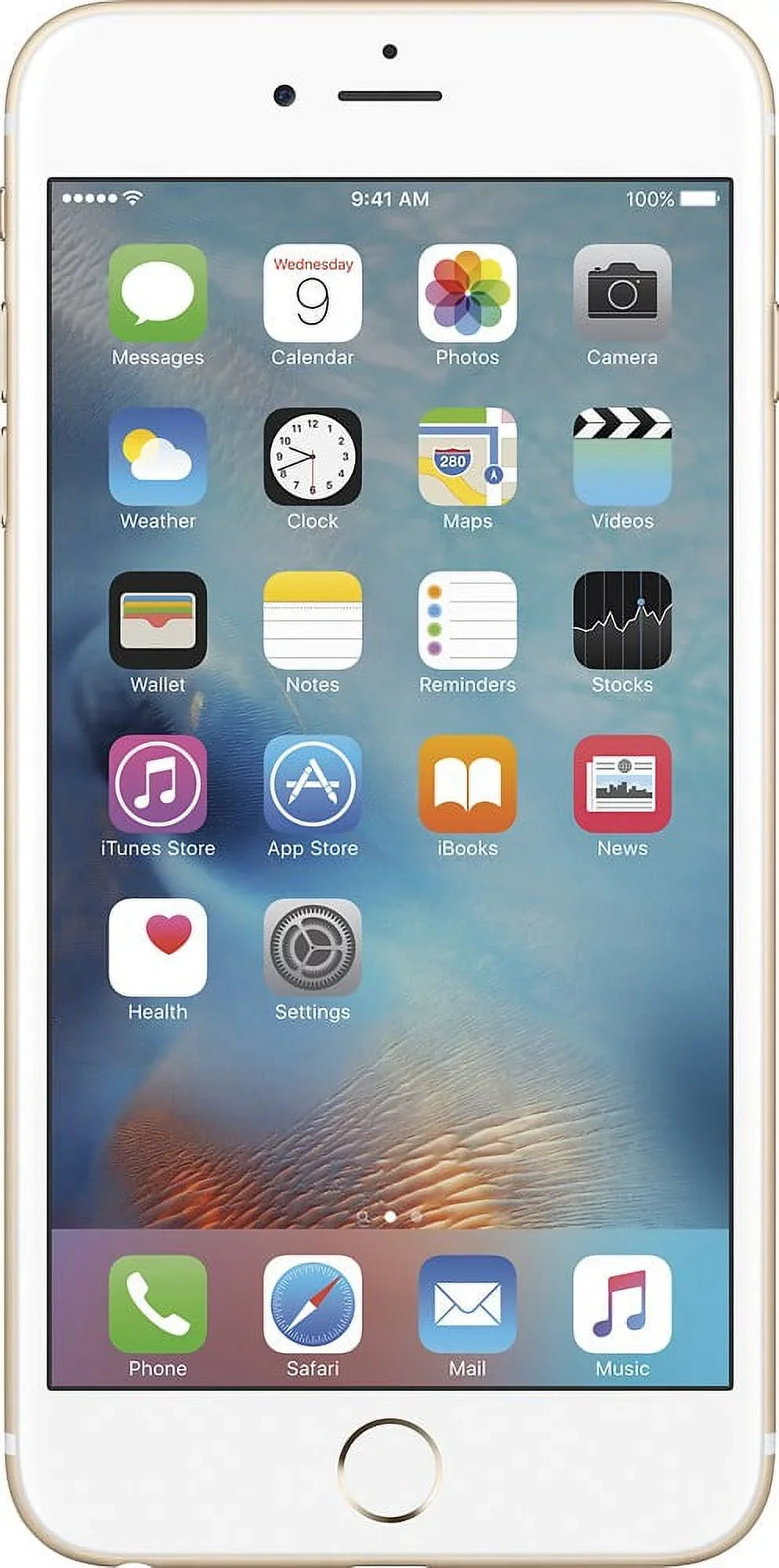 Restored Apple iPhone 6s Plus 64GB, Gold - Unlocked GSizeM (Refurbished)