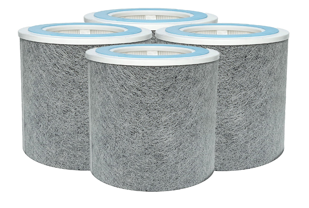 HP102 True HEPA Filter Replacement Activated Carbon For Sizehark Air Purifier HP102 HC452, 4 Packs