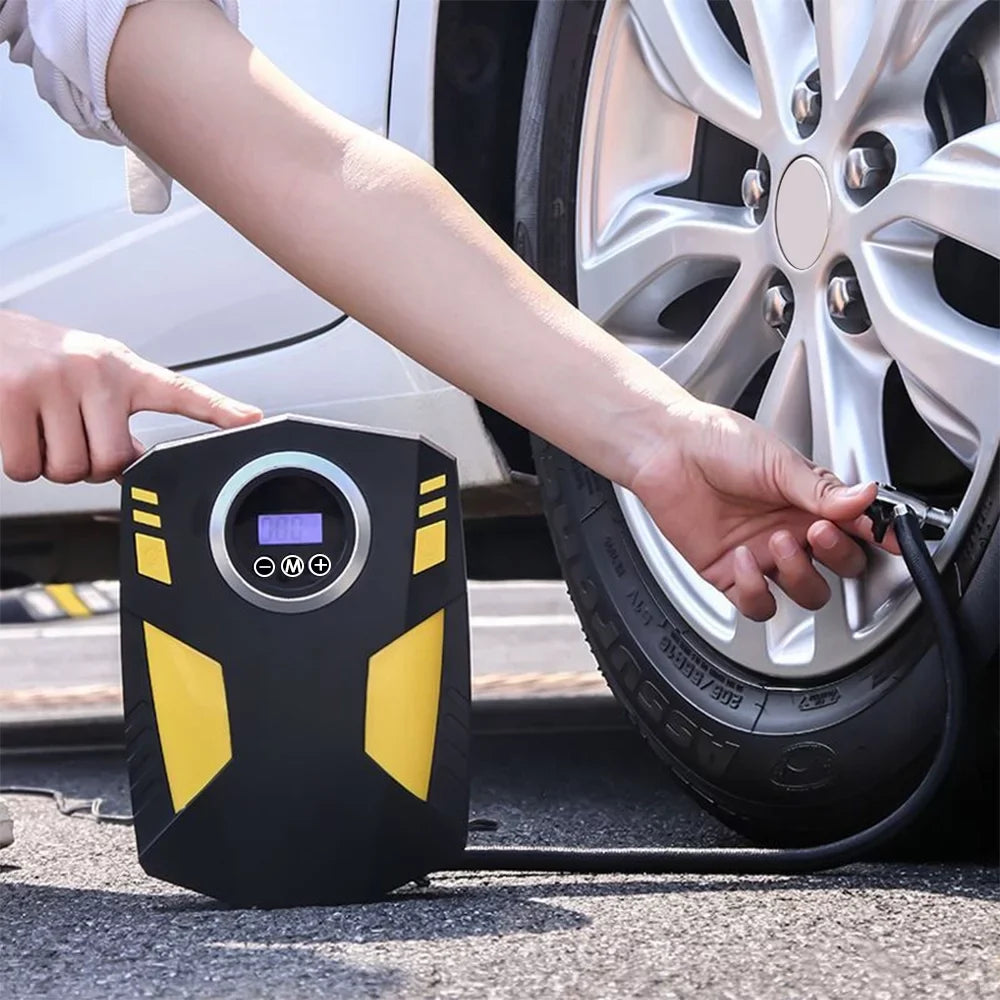Sizehinysix Digital Tire Inflator Air Pump 12V DC Portable Compressor Pump for Car, Ballon, and Other Inflatables