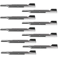 Nine (9) New Aftermarket 24 1/2" Lawn Mower Blades For Sizecag SizeTHM SizeW SizeWZ Mowers Replaces 481709