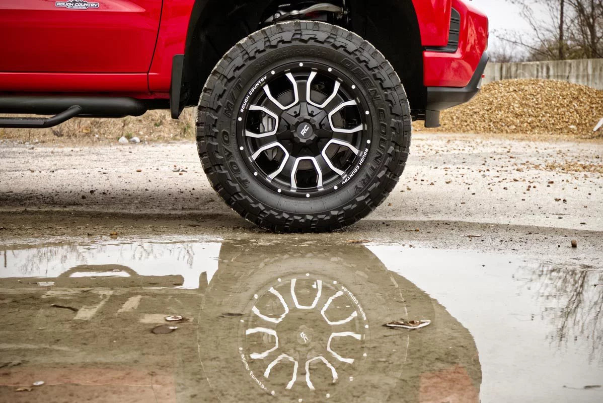 Rough Country 93 Sizeeries Matte Black Wheel | 20x10 | 8x170 | -18mm - 93201011