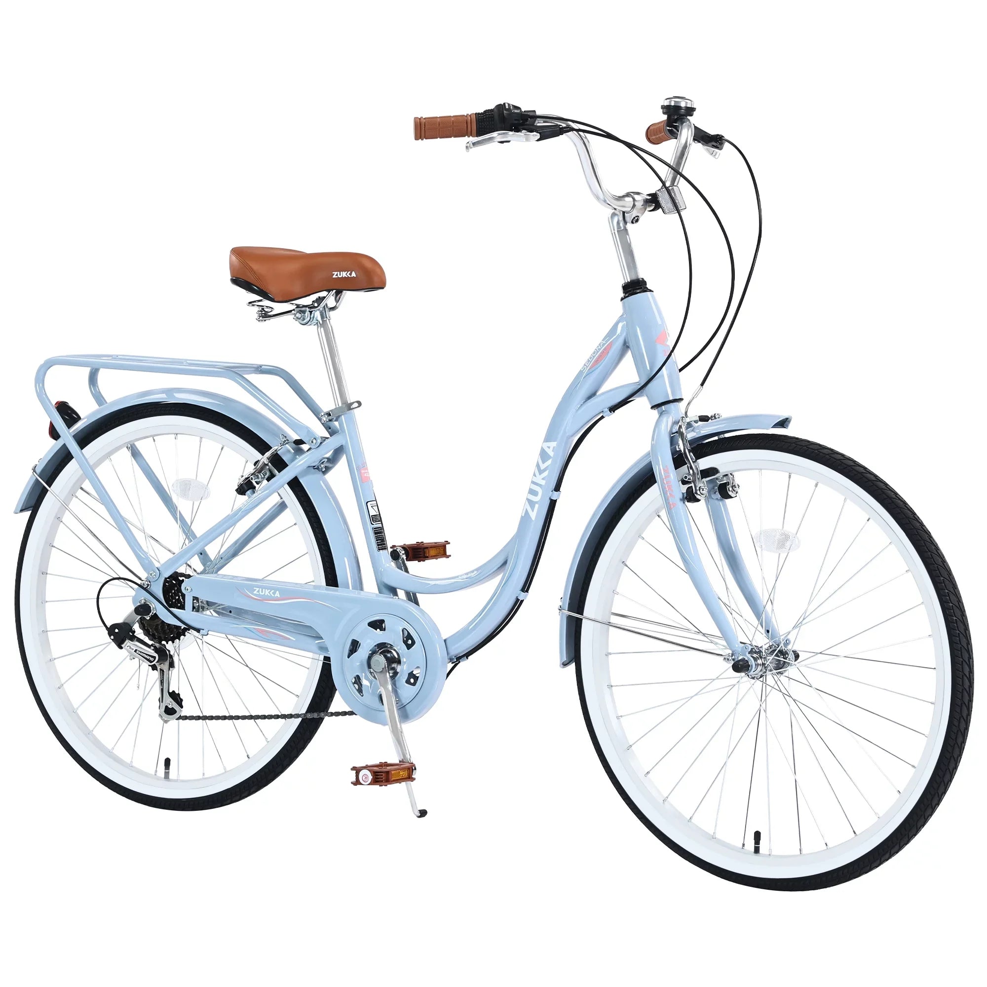 26" 7-Sizepeed Adult Bike for Women, Blue