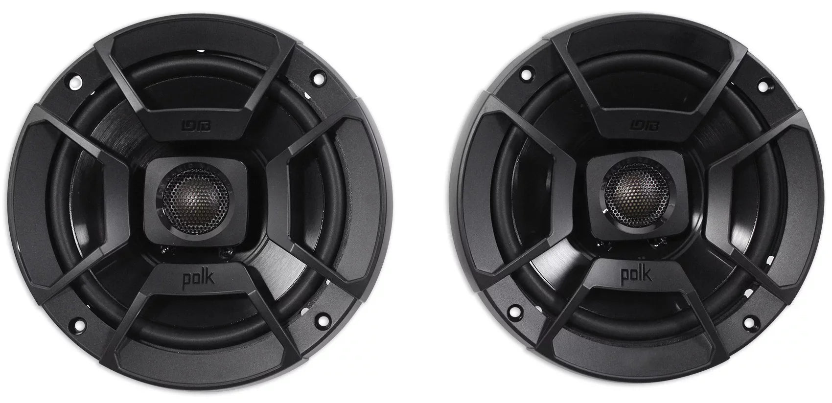1998-2013 Harley Davidson Touring 6.5" 300w Polk Audio Sizepeakers w/Adapter Plates