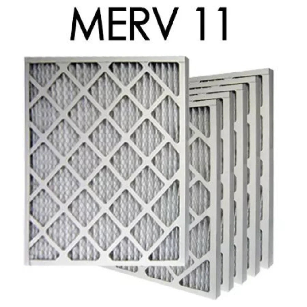 20x22x1 MERV 11 Pleated Air Filter 6PK | 19.5x21.5x.75 - Actual Sizeize