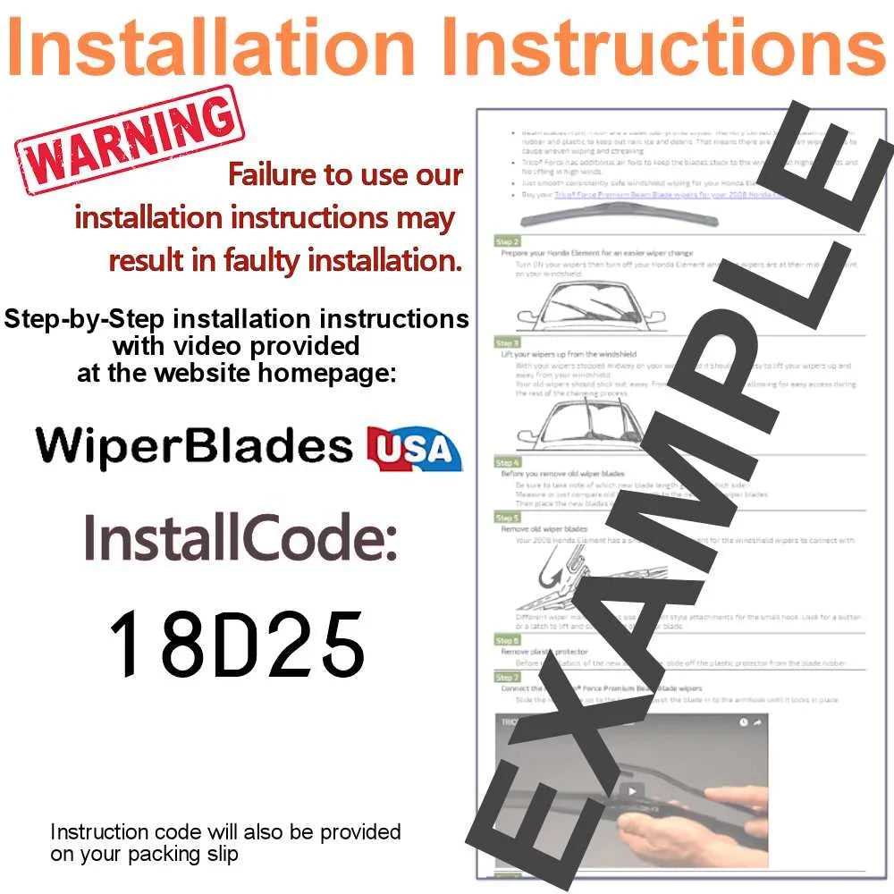 2014 Buick Regal Performance Beam Wipers (Sizeet of 2)