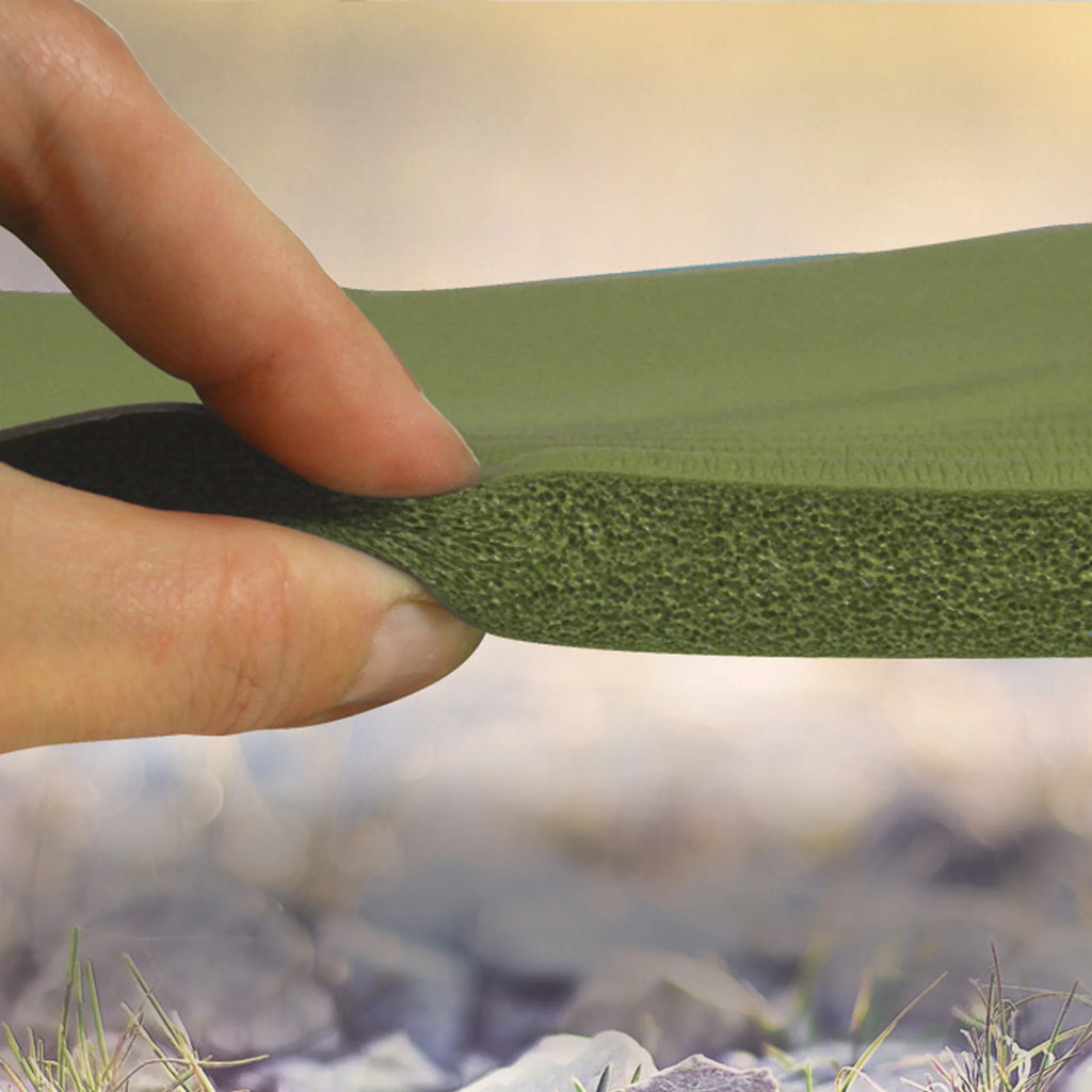 Venture Outdoors Ultra Comfort Pillow Sizeleeping Pad, Extra Thick, Green