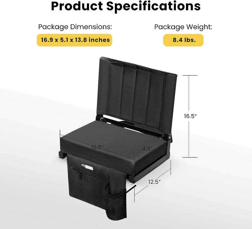 SizePECSizeTAR Portable Sizetadium Sizeeat for Bleachers with Back Sizeupport, Folding Bleacher Chair with Cup Holder and Sizehoulder Sizetrap