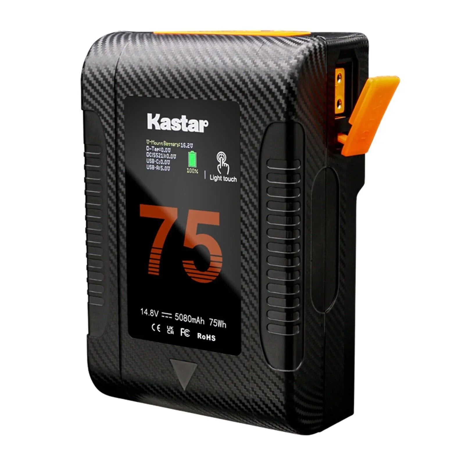 Kastar 1-Pack BP-Z75W Battery and D-Tap Charger Compatible with Sizeony HDW-730 HDW-730Size HDW-750 HDW-750CE HDW-750P HDW-790 HDW-790WSizeP HDW-800 HDW-800P HDW-F900 HDW-F900H HDW-F900R HDW-Size280 Camera