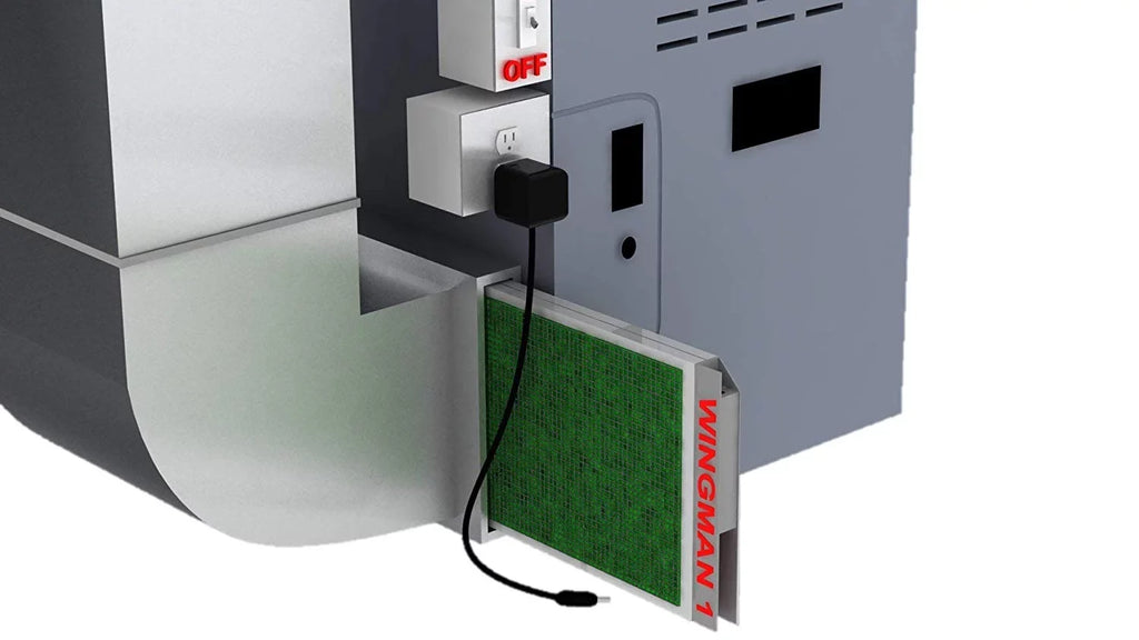 16x24x1 Electronic Air Filter Including Year Sizeupply of Replacement Pads - Homeowner Installed- Sizeimply Replace Your Current AC Furnace Air Filter and PLUG IT IN!