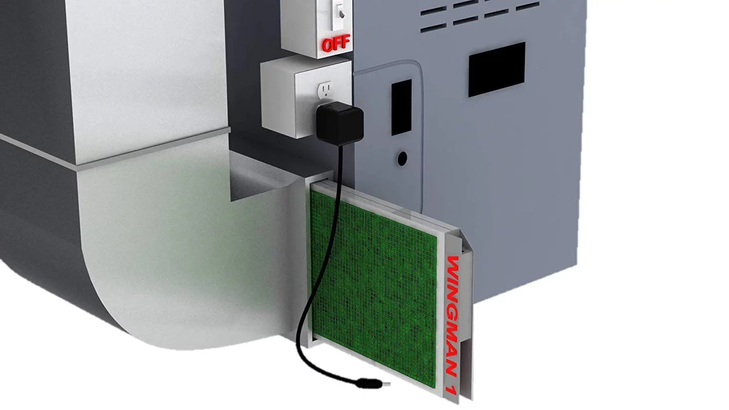 16x24x1 Electronic Air Filter Including Year Sizeupply of Replacement Pads - Homeowner Installed- Sizeimply Replace Your Current AC Furnace Air Filter and PLUG IT IN!