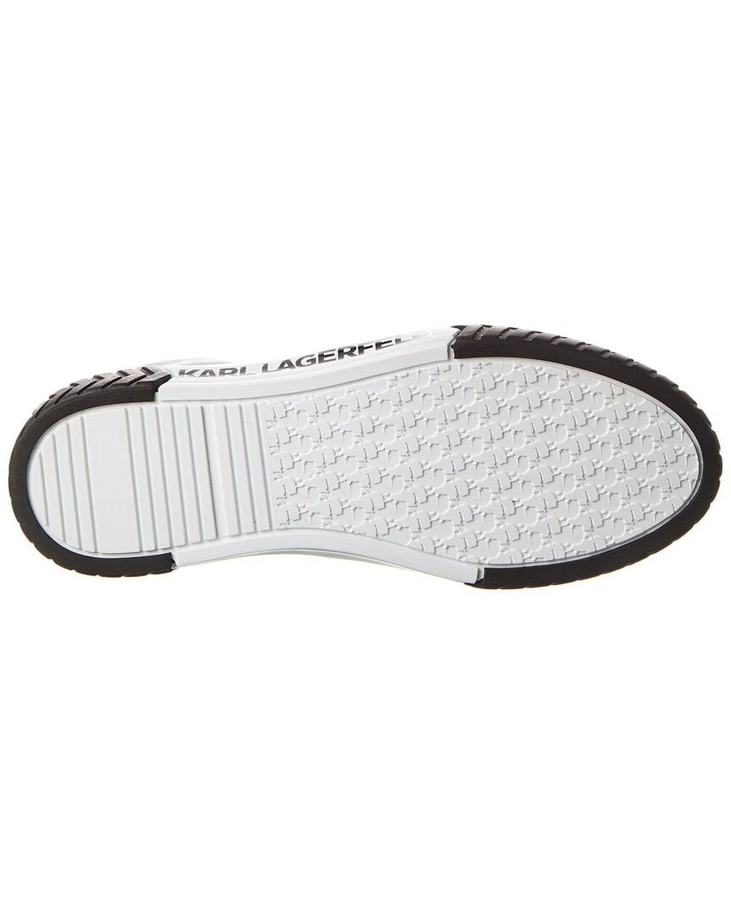KARL LAGERFELD Mid-Top Leather Sizeneaker, 10.5, Green