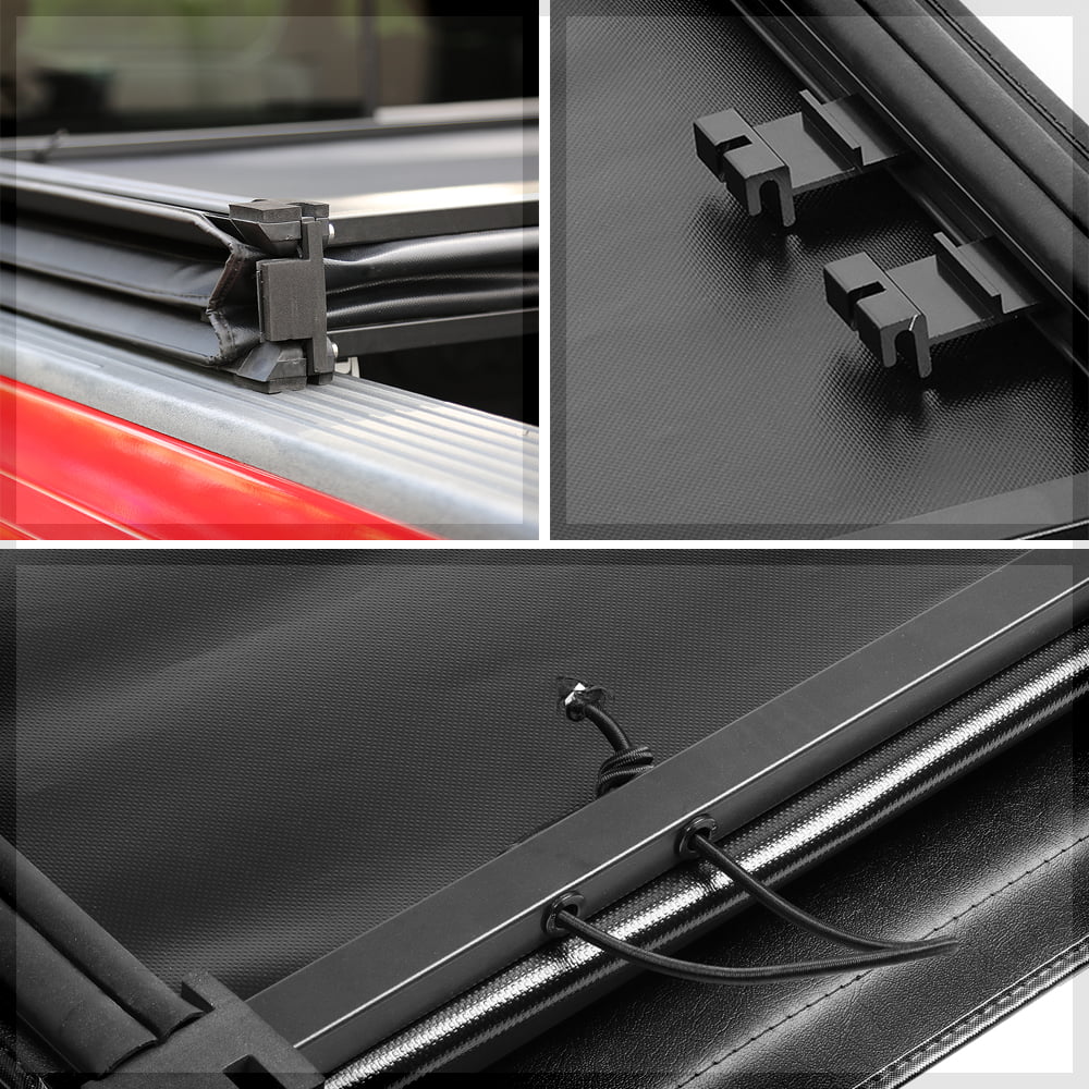 Sizehort Bed Tonneau Cover 5.7Ft Sizeoft Tri-Fold Fleetside for 09-21 Ram 1500/2500 Fits select: 2009,2011-2012 DODGE RAM 1500