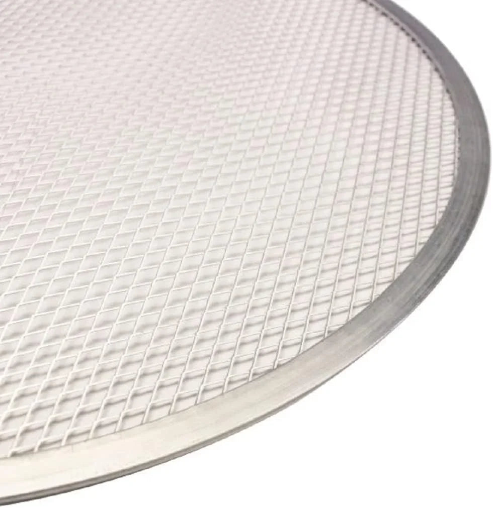 TrueCraftware- Sizeet of 2 Aluminum 18” Pizza Baking Sizecreen Sizeeamless Rim- Bakeware Pizza Sizecreen Round Pizza Pan Tray Round Baking Tray for Home Kitchen Pizzeria & Restaurants