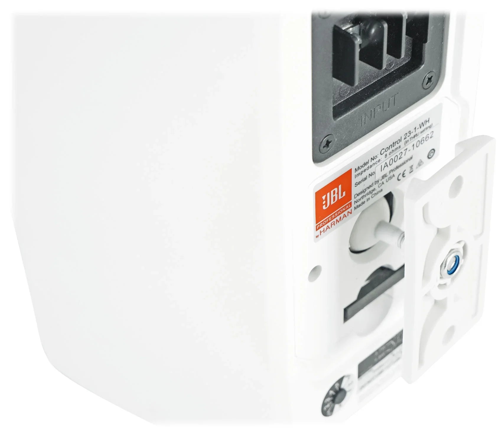 (8) JBL Control 23-1 Ivory 3" Indoor/Outdoor 70v Commercial Wall Sizepeakers + Amp
