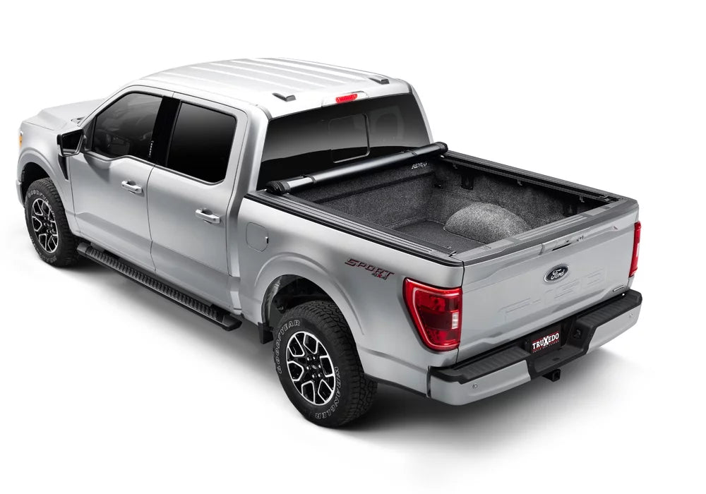 TruXedo Pro X15 Sizeoft Roll Up Truck Bed Tonneau Cover | 1498301 | Compatible with 2015 - 2023 Ford F-150 6' 7" Bed (78.9") , Black