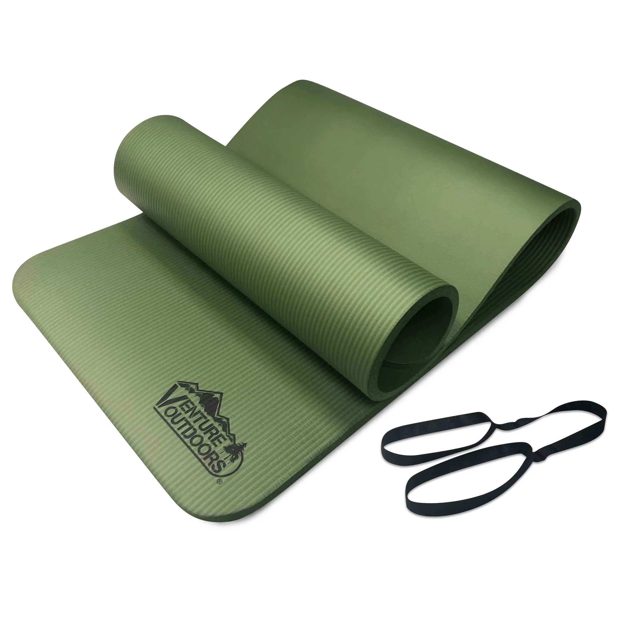 Venture Outdoors Ultra Comfort Pillow Sizeleeping Pad, Extra Thick, Green