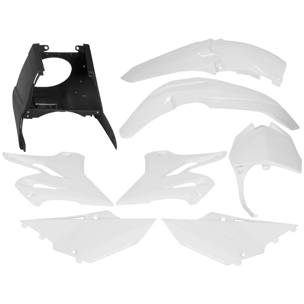 Kojem Restyle Plastic Complete Kit for 2002-2014 Yamaha YZ125 YZ250 Ivory