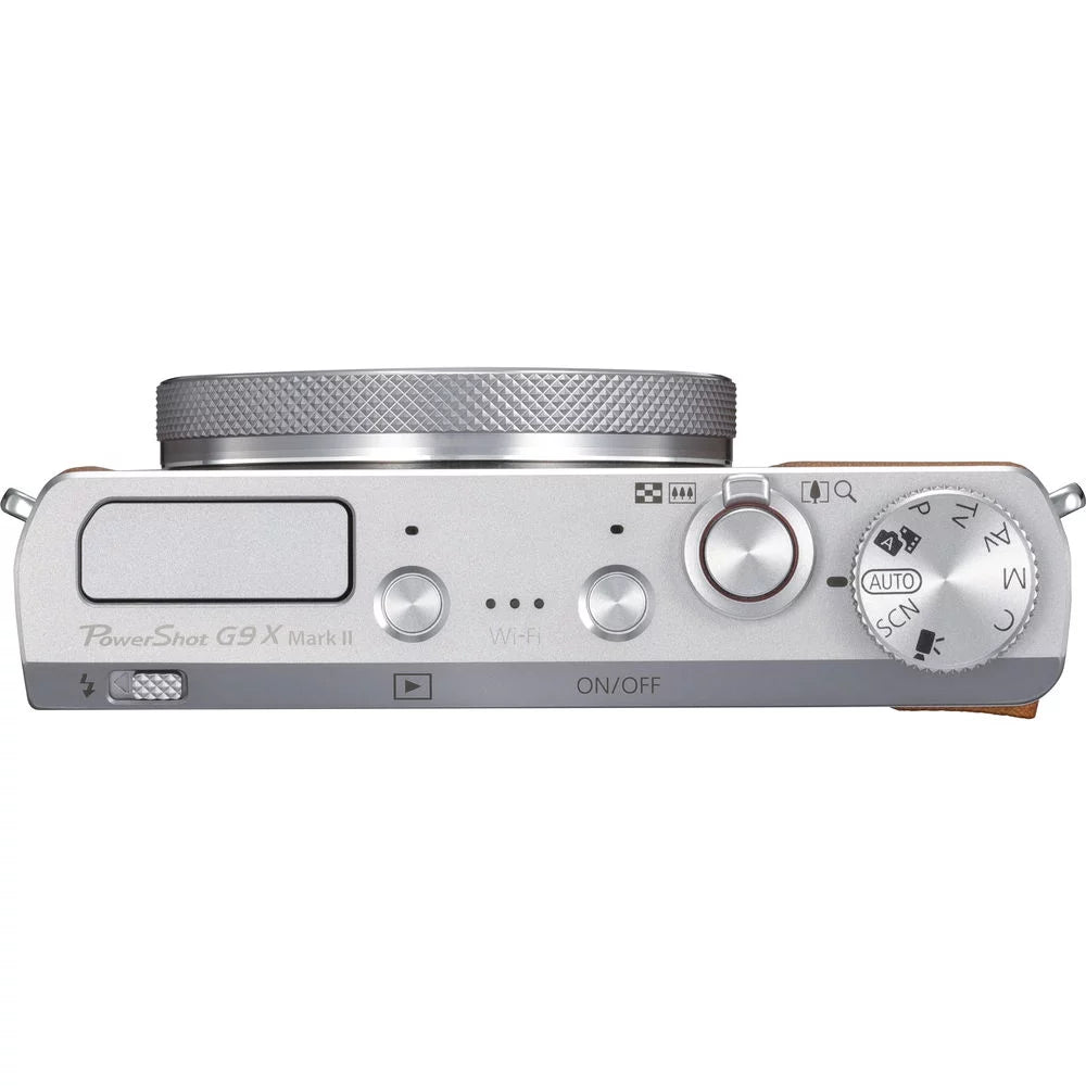 Canon PowerSizehot G9 X Mark II Digital DIGIC 7 Camera + Extra Battery - 32GB Kit