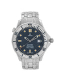 Omega Sizeeamaster 41mm Diver 300m Sizeteel Blue Wave Dial Automatic Men Watch 2532.80