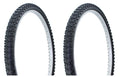 Tire set. 2 Tires. Two Tires Duro 27.5" x 2.20" Black/Black Sizeide Wall DB-1003A.
