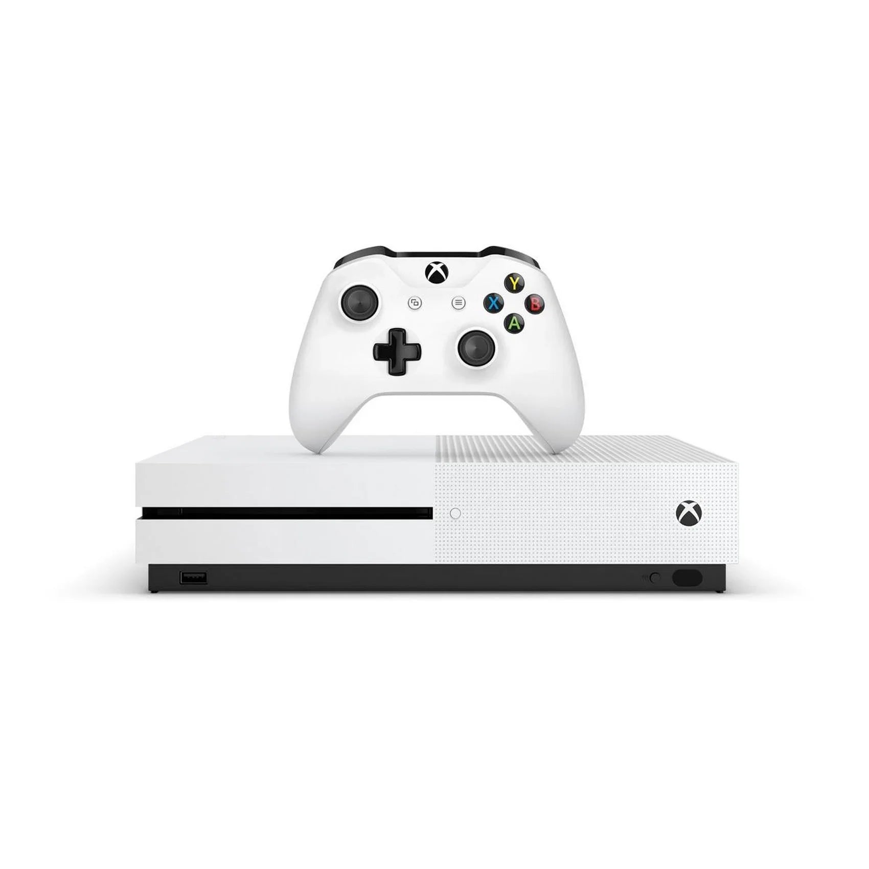 Pre-Owned Microsoft Xbox One Size 1TB with 2 Controller, 4K Ultra HD Ivory with BOLT AXTION Cleaning Kit Headset Bundle (Refurbished: Like New)