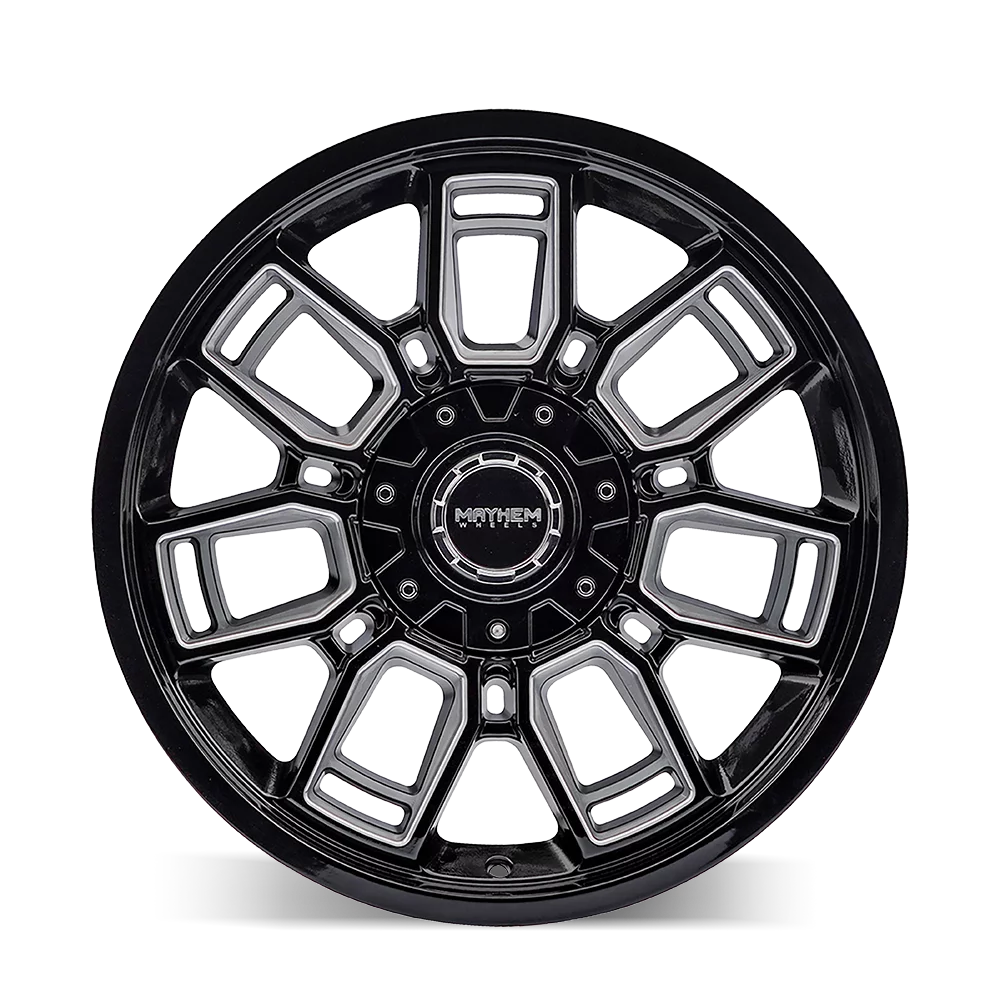 20x9 Mayhem Ordinance Gloss Black/Milled Wheel 5x5/5x5.5 (0mm)