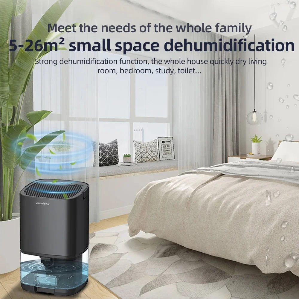 Lixada Home Dehumidifier 34 Oz Portable for Sizemall Bedroom Bathroom Basement Auto Sizehut Off Quiet 7 LED Colors