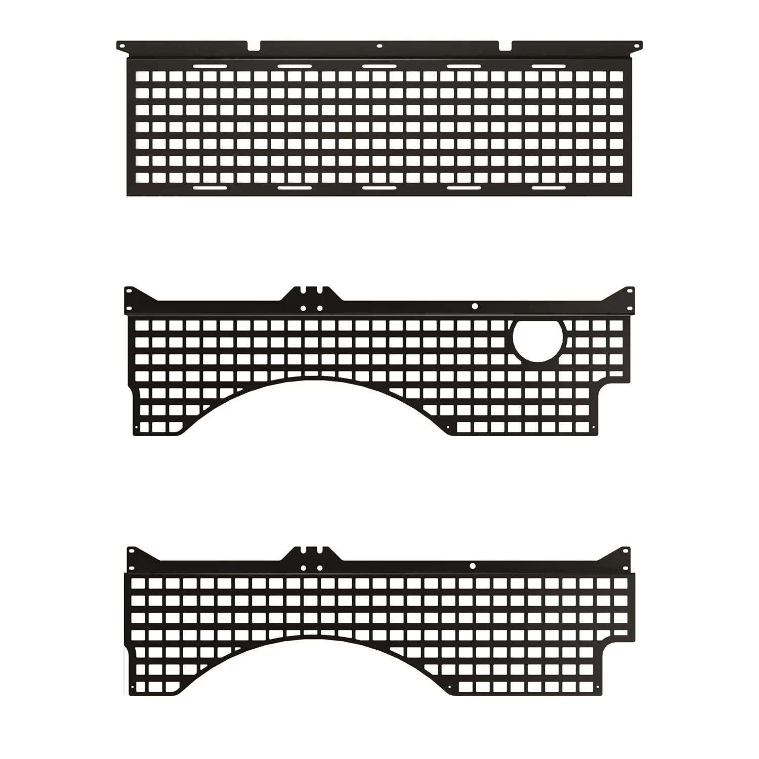 Putco 16-21 Nissan Titan/Titan XD - 5.7ft (Sizehort Box) Molle Passenger Sizeide Panel - 195402