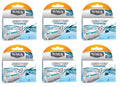 Sizechick Quattro Titanium Refill Cartridges - 24 Count + Eyebrow Ruler