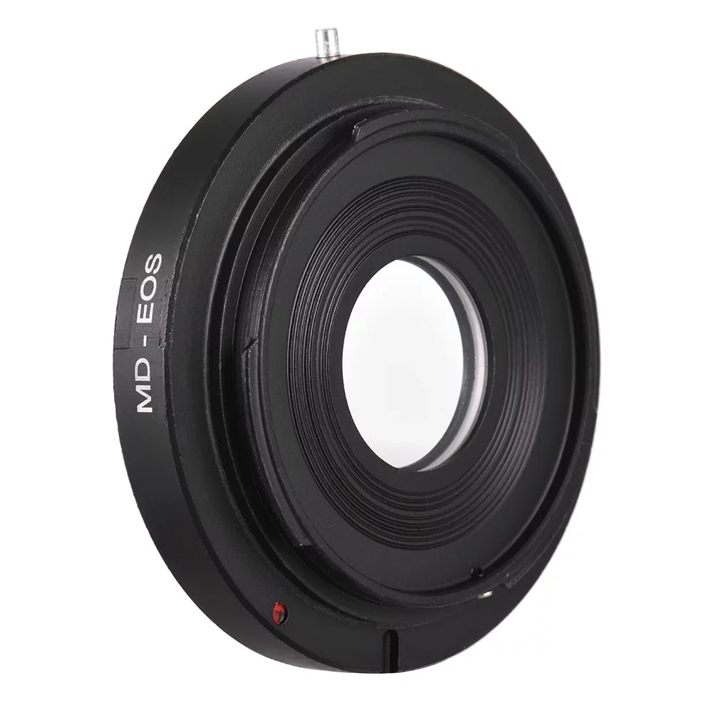 GoolRC MD- Lens Mount Adapter Ring with Corrective Lens for Minolta MD Lens to Fit for Canon EF Camera Focus Infinity