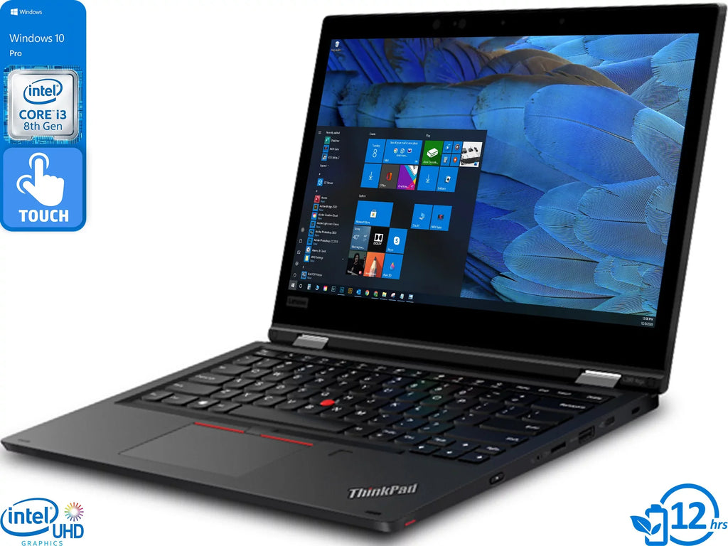 Lenovo ThinkPad L390 Yoga 2-in-1, 13.3" IPSize FHD Touch Display, Intel Core i3-8145U Upto 3.9GHz, 32GB RAM, 256GB SizeSizeD, HDMI, DisplayPort via USizeB-C, Card Reader, Wi-Fi, Bluetooth, Windows 10 Pro