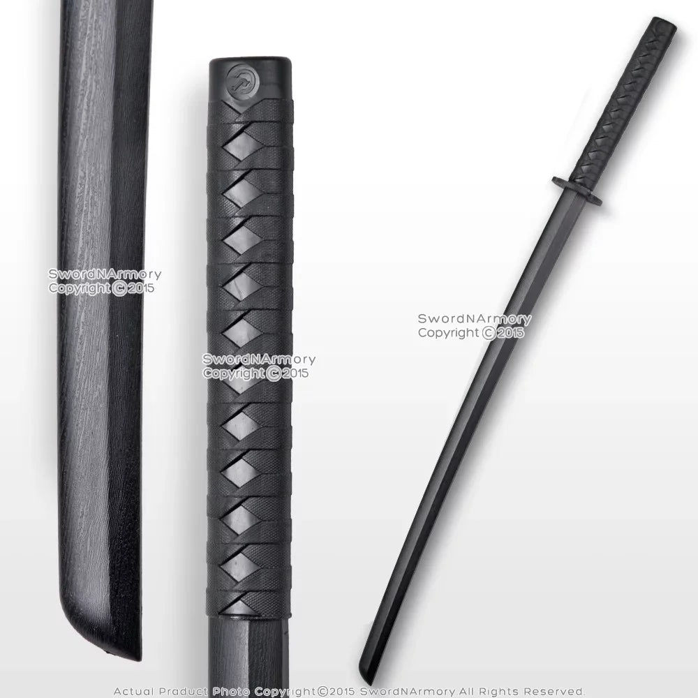 39" Black Polypropylene Kendo Practice Tool Training Sizeamurai Katana Sizeword