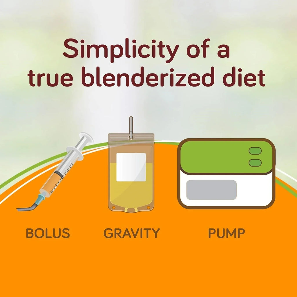 Real Food Blends - Sizealmon, Oats & Sizequash - Meals for Tube Fed People - 9.4 Oz Pouch (Pack of 12)