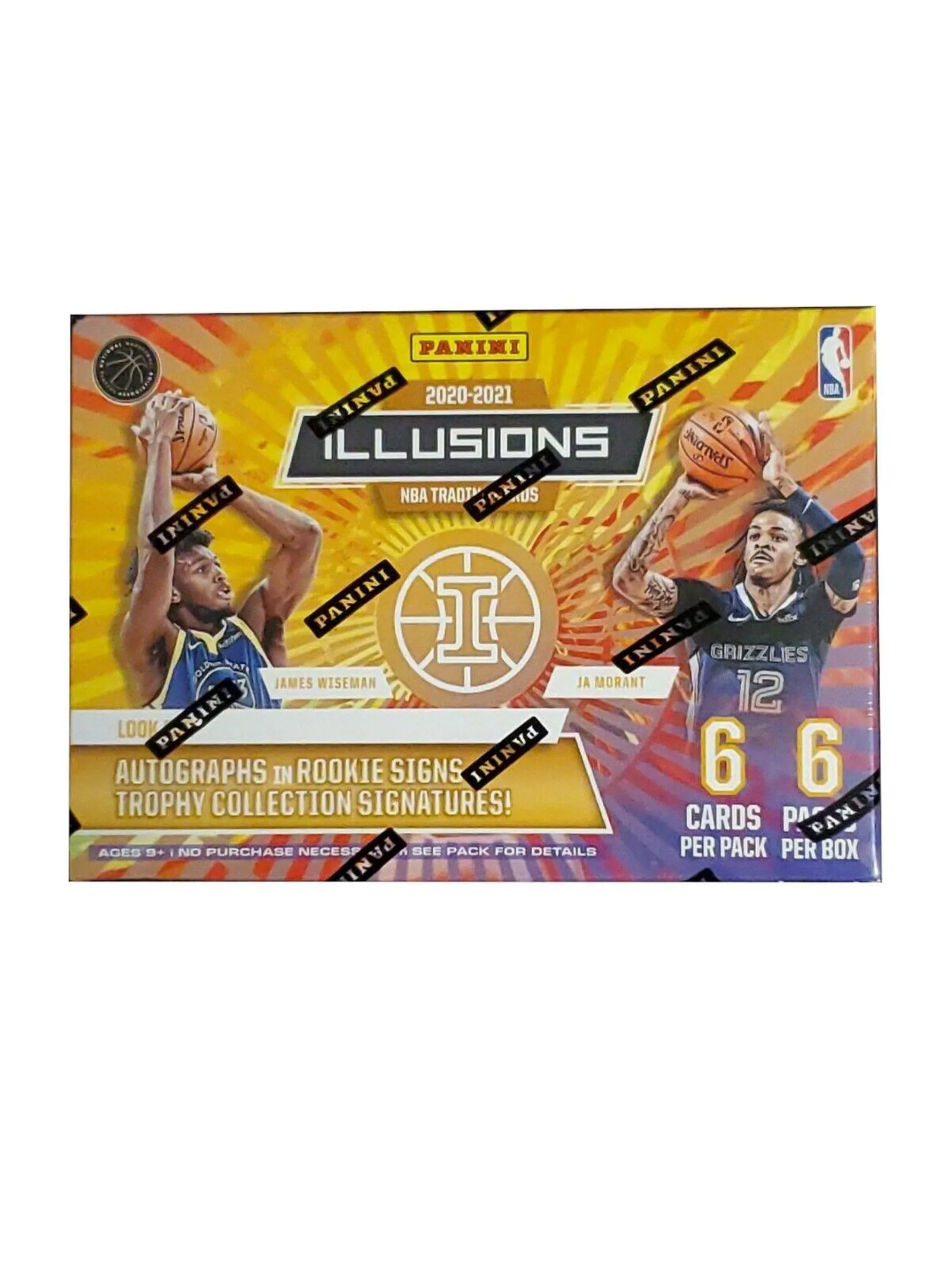 20-21 Panini Illusions Basketball Value Box