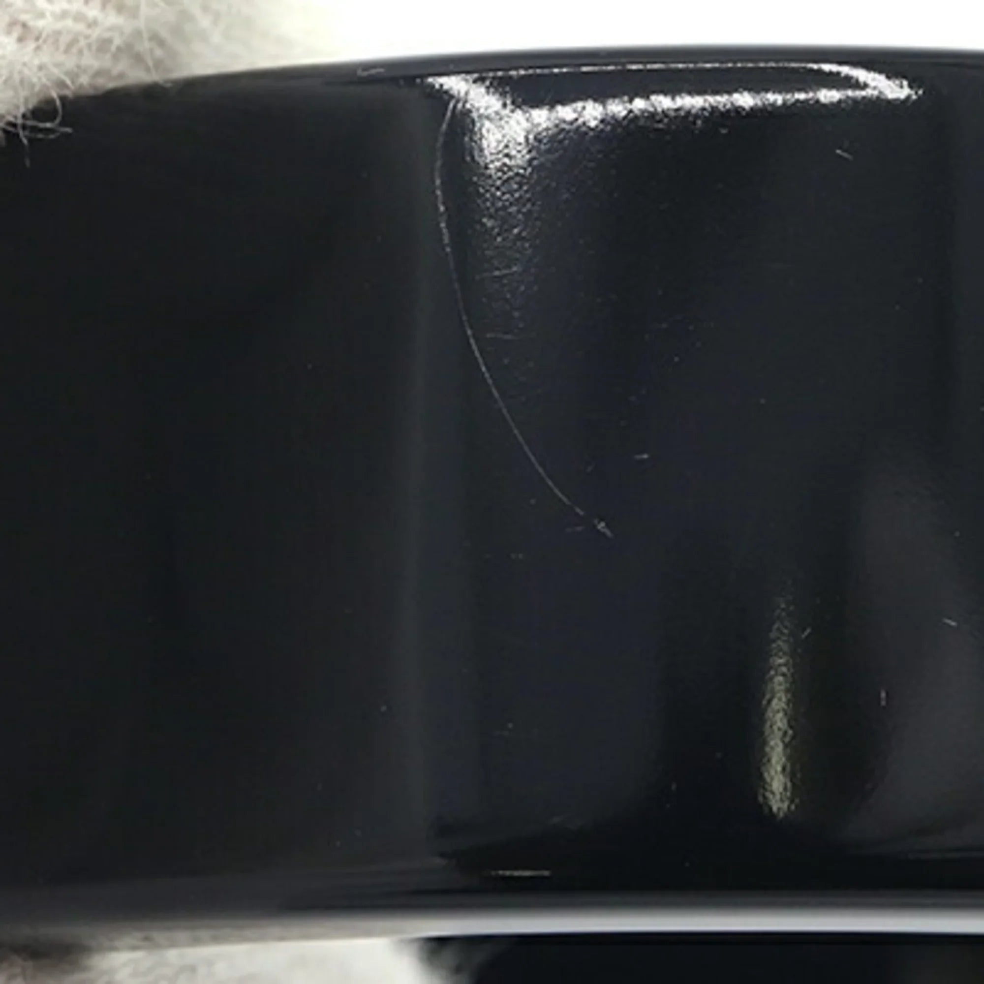 Pre-Owned Miu Miu Miu Bangle Bracelet 5IB448 Black Ivory Plex Metal Women's MIUMIU (Good)