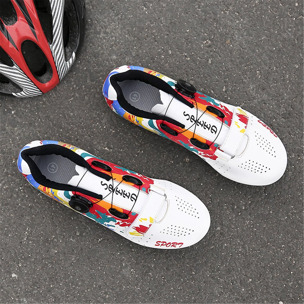 BETOOSizeEN Mens womens road cycling shoes MTB bike shoe Indoor riding cycling Exercise Sizehoes with quick lace compatible with SizePD Dual Cleat