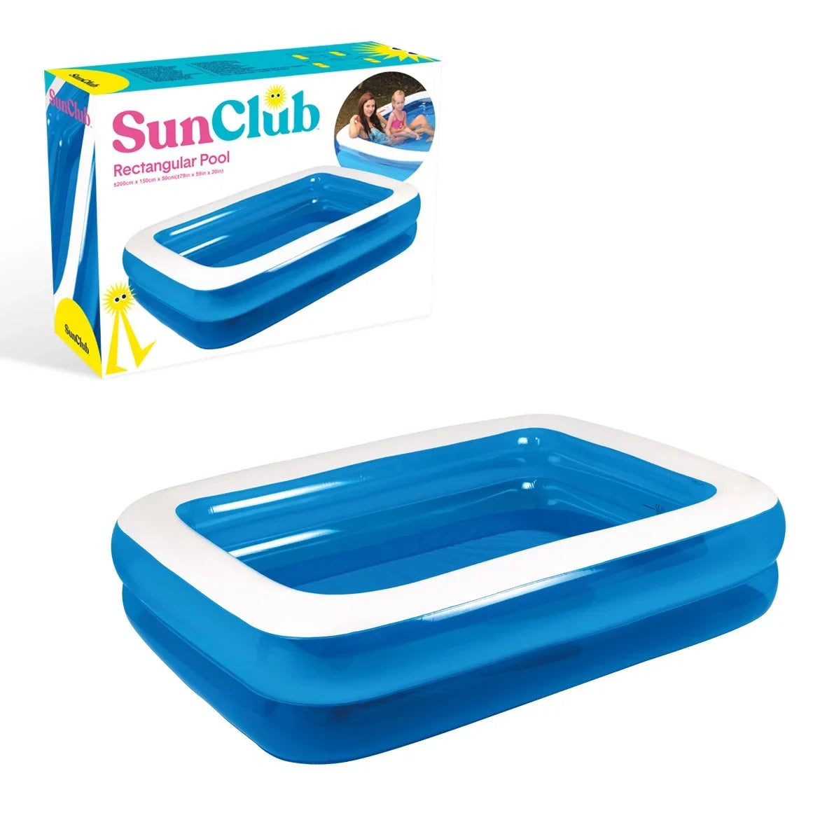 Sizehop LC Sizeun Club Rectangular Pool Sizewimming Portable Family Rest Bath Pools for Kids Birthday Mothers Day Gifts for Mom