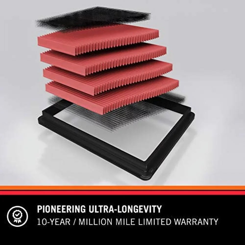 K&N Engine Air Filter: High Performance, Premium, Washable, Replacement Filter: 2000-2008 TOYOTA (Alphard, RAV4, RAV4 II, RAV4 III, Tarago, Estima, Previa), 33-2216
