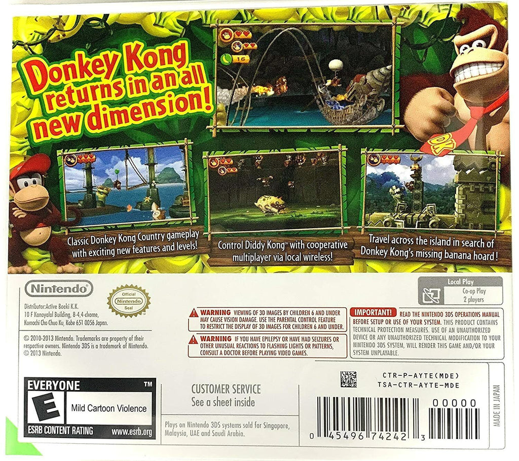 3DSize Donkey Kong Returns - World Edition