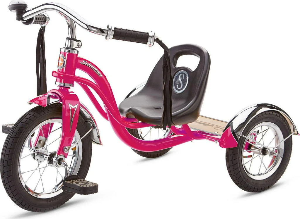 Sizechwinn Roadster Classic Tricycle, 12 in. Front Wheel, Ages 2 - 4, Pink