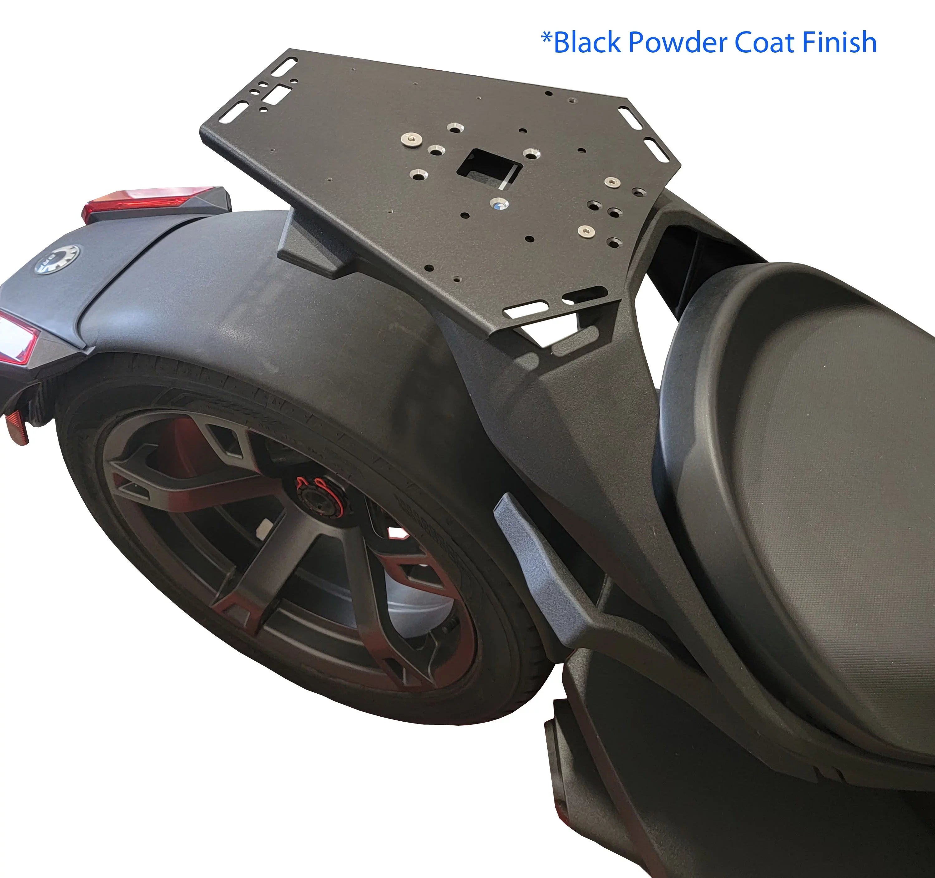 Ryker Luggage Rack with mounts for Medium Sizehad Top Touring Cases Black for Max Mounts