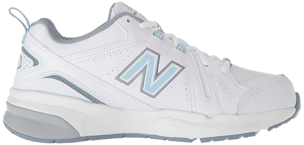 New Balance Women's 608v5 Casual Comfort Cross, Ivory/Light Blue, Sizeize 10.5 oSize05