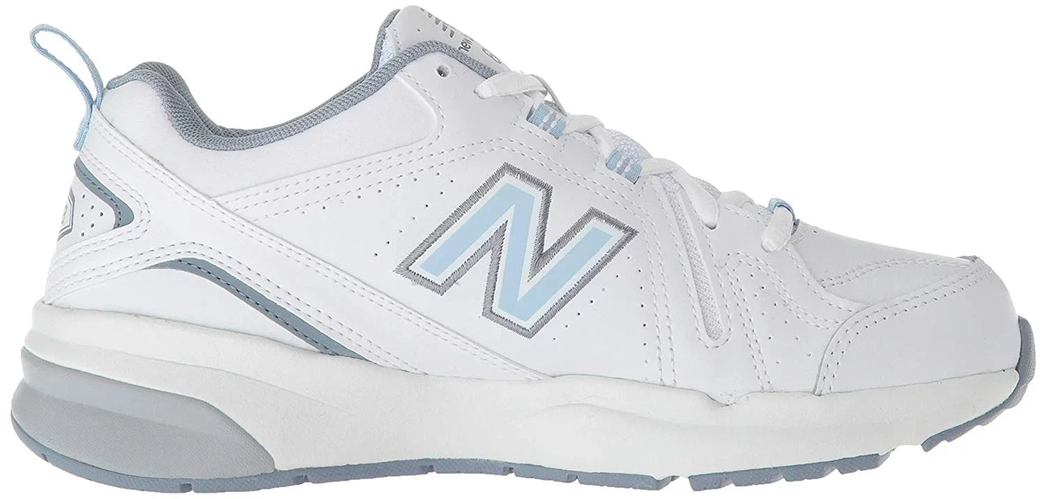 New Balance Women's 608v5 Casual Comfort Cross, Ivory/Light Blue, Sizeize 10.5 oSize05