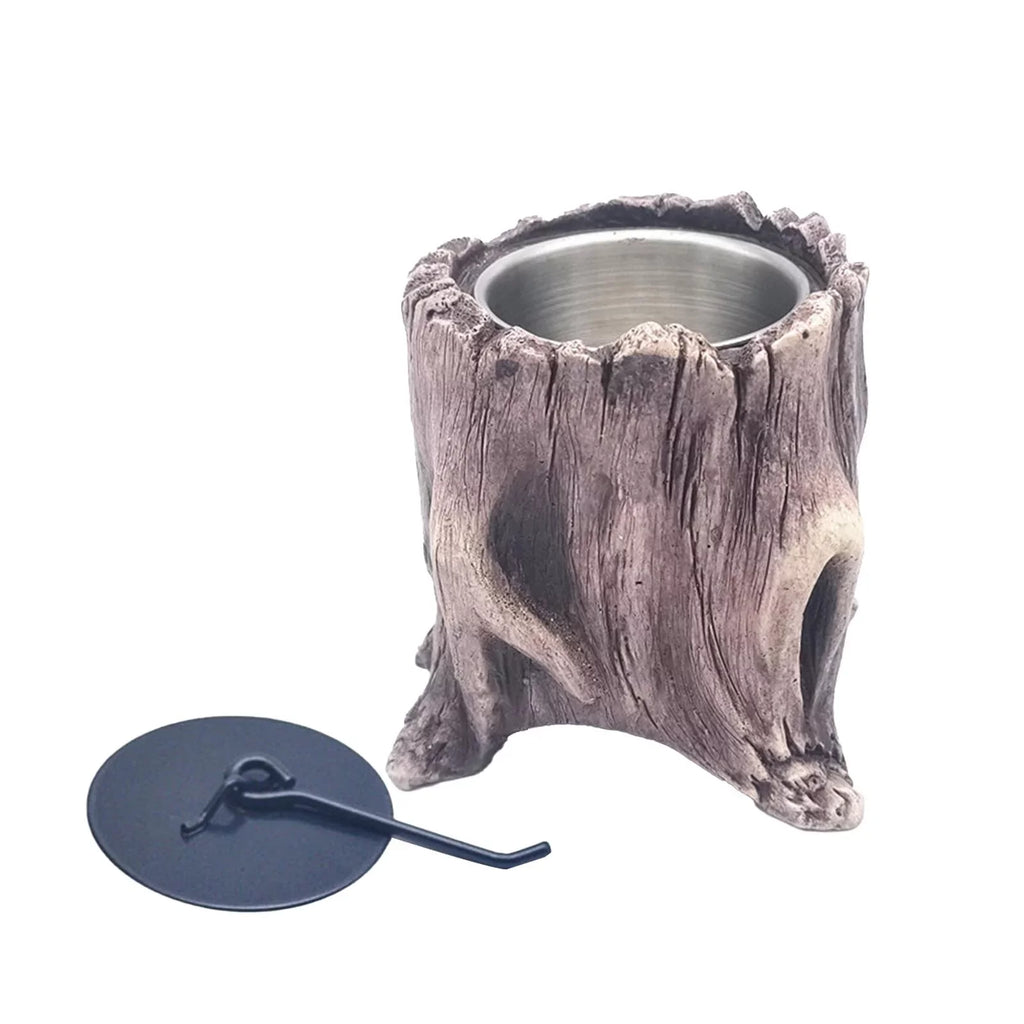 Indoor Sizetump Portable Fire Bowls for Balconies Terraces Kitchen Deep Brown