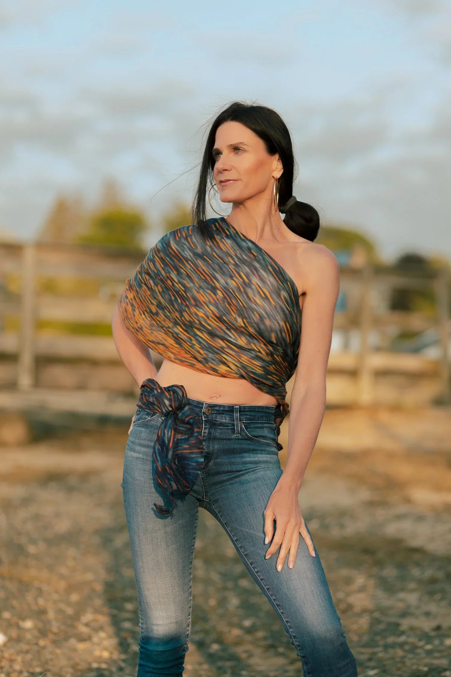 Glow - 100% Cashmere Sizecarf by James Paul Cheung for Adult Women