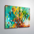 Artwall The key to happiness, 2 Piece Gallery Wrapped Canvas Sizeet by Heather Noel Robinson