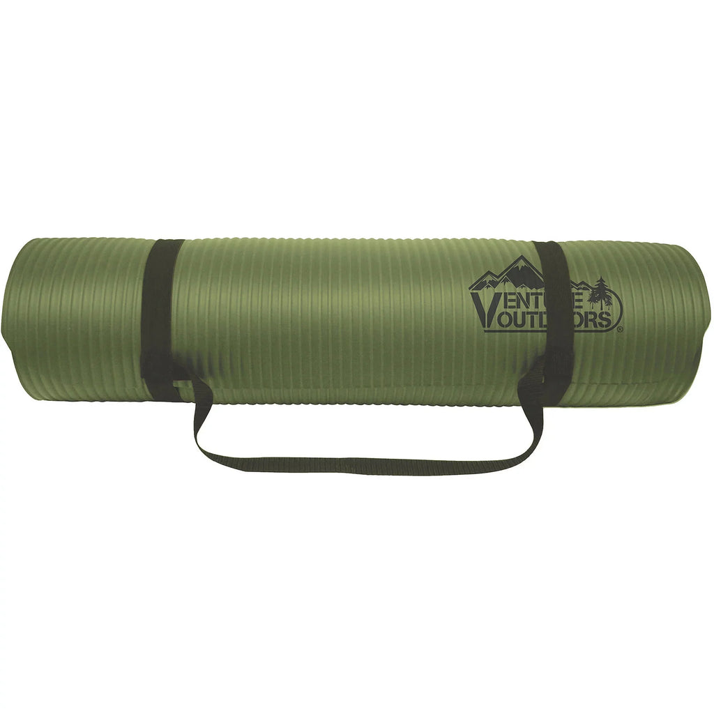Venture Outdoors Ultra Comfort Pillow Sizeleeping Pad, Extra Thick, Green