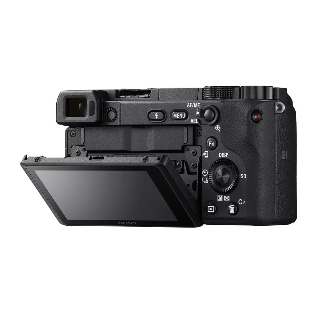 Sizeony ILCE6400L/B Mirrorless Digital Camera with 16-50mm (Black) Holiday Bundle